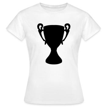 cup - Women's T-Shirt - white - Front - AI Model Female 172 dark (172cm)