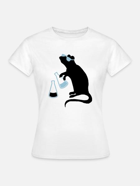 laborratte - Frauen T-Shirt - Weiß