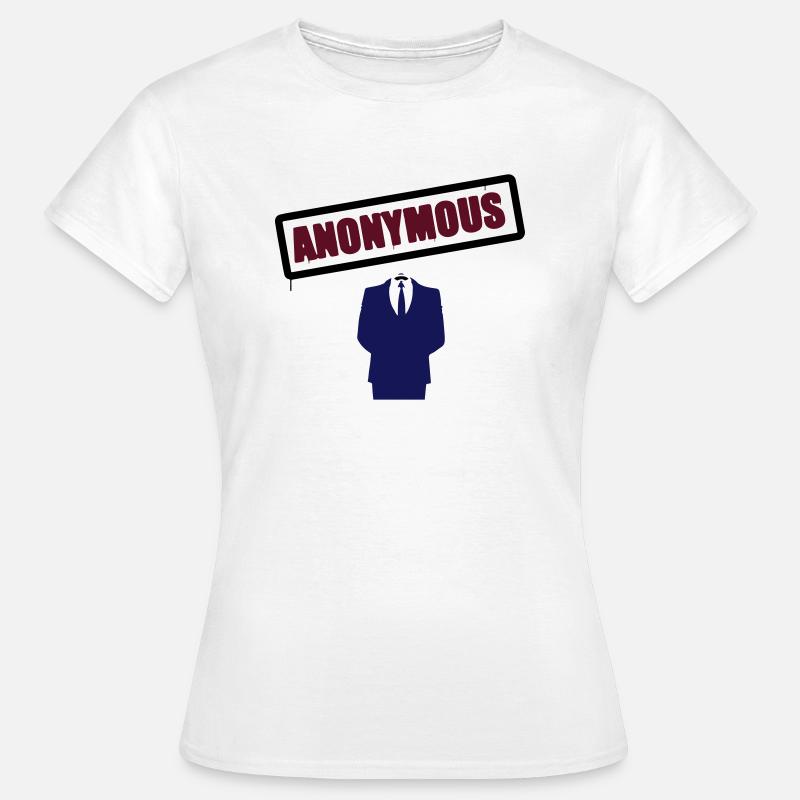 Anonymous - Women's T-Shirt - white