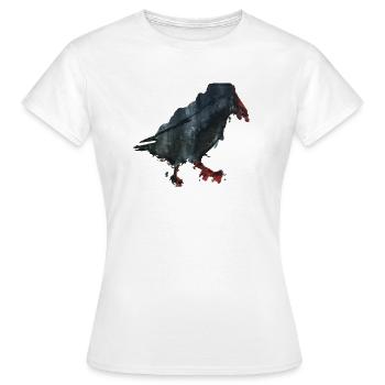 Corbeau - T-shirt Femme - blanc - Devant - AI Model Female 172 dark (172cm)