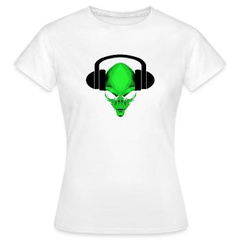 Aliens, Alien-T-Shirts, Alien Hoodies, Alien - Frauen T-Shirt - Weiß - Vorne - AI Model Female 172 dark (172cm)