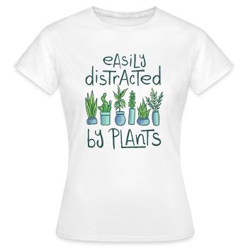 Plante plantes plantes jardinage conception - T-shirt Femme - blanc - Devant - AI Model Female 172 dark (172cm)