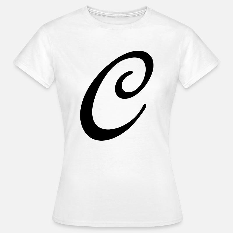 C - Women's T-Shirt - white