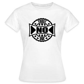 ne faites confiance à personne pour ne citer - T-shirt Femme - blanc - Devant - AI Model Female 172 dark (172cm)