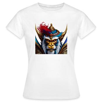 power - Women's T-Shirt - white - Front - AI Model Female 172 dark (172cm)