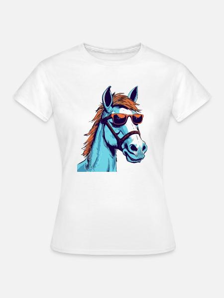 Talo das Pferd - Frauen T-Shirt - Weiß