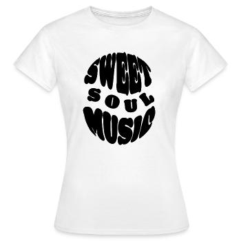 Sweet Soul Music - Frauen T-Shirt - Weiß - Vorne - AI Model Female 172 dark (172cm)