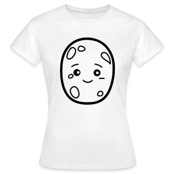 Kartoffel - Frauen T-Shirt - Weiß - Vorne - AI Model Female 172 dark (172cm)
