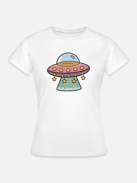 Ufo - Frauen T-Shirt - Weiß