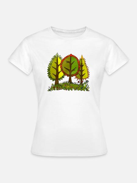 Baum - Frauen T-Shirt - Weiß
