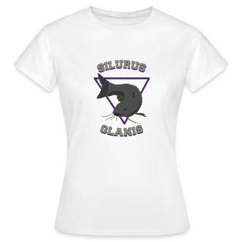 Latin Wels Pêcher cadeau - T-shirt Femme - blanc - Devant - AI Model Female 172 dark (172cm)