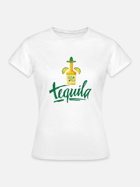 Tequila Geschenkidee - Frauen T-Shirt - Weiß