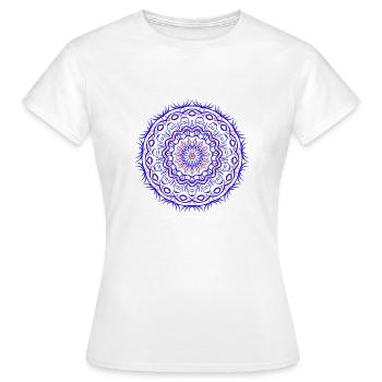 Mandala - T-shirt Femme - blanc - Devant - AI Model Female 172 dark (172cm)