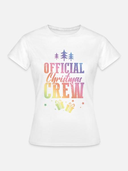 Christmas Crew - Frauen T-Shirt - Weiß