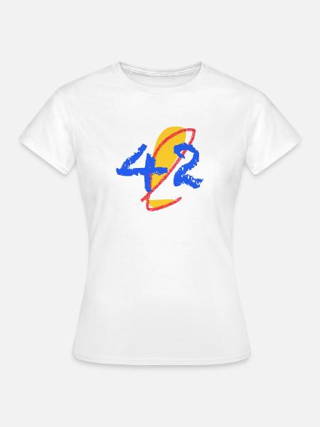 Alles ist 42 - Frauen T-Shirt - Weiß