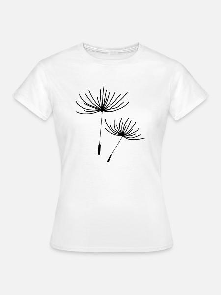 pusteblume - Frauen T-Shirt - Weiß