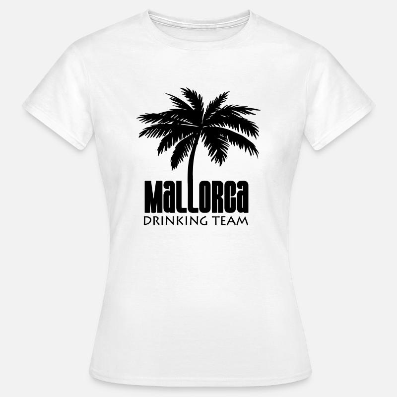 Squadra di Maiorca - Maglietta da donna - bianco