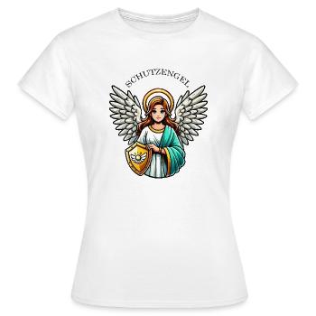 Ange Femme Ange Gardien - T-shirt Femme - blanc - Devant - AI Model Female 172 dark (172cm)
