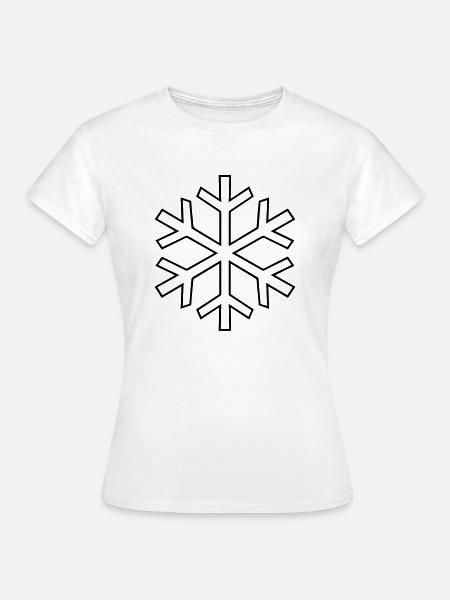 snowflake - Frauen T-Shirt - Weiß