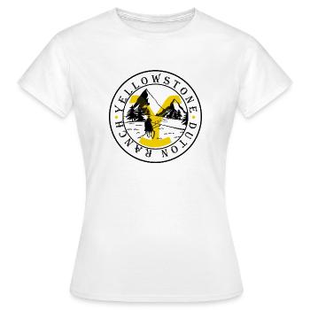 Yellowstone Dutton Ranch - Women's T-Shirt - white - Front - AI Model Female 172 dark (172cm)