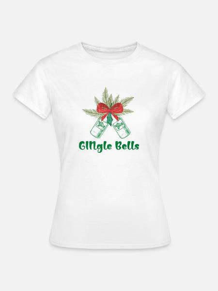 Jingle Glocken - Frauen T-Shirt - Weiß