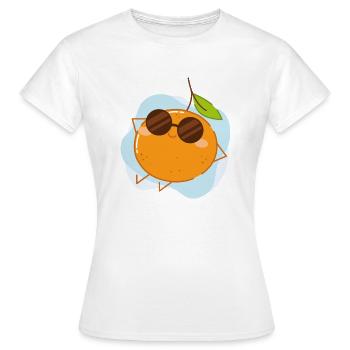Sommer - Frauen T-Shirt - Weiß - Vorne - AI Model Female 172 dark (172cm)