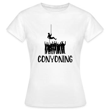 conyoning - T-shirt Femme - blanc - Devant - AI Model Female 172 dark (172cm)