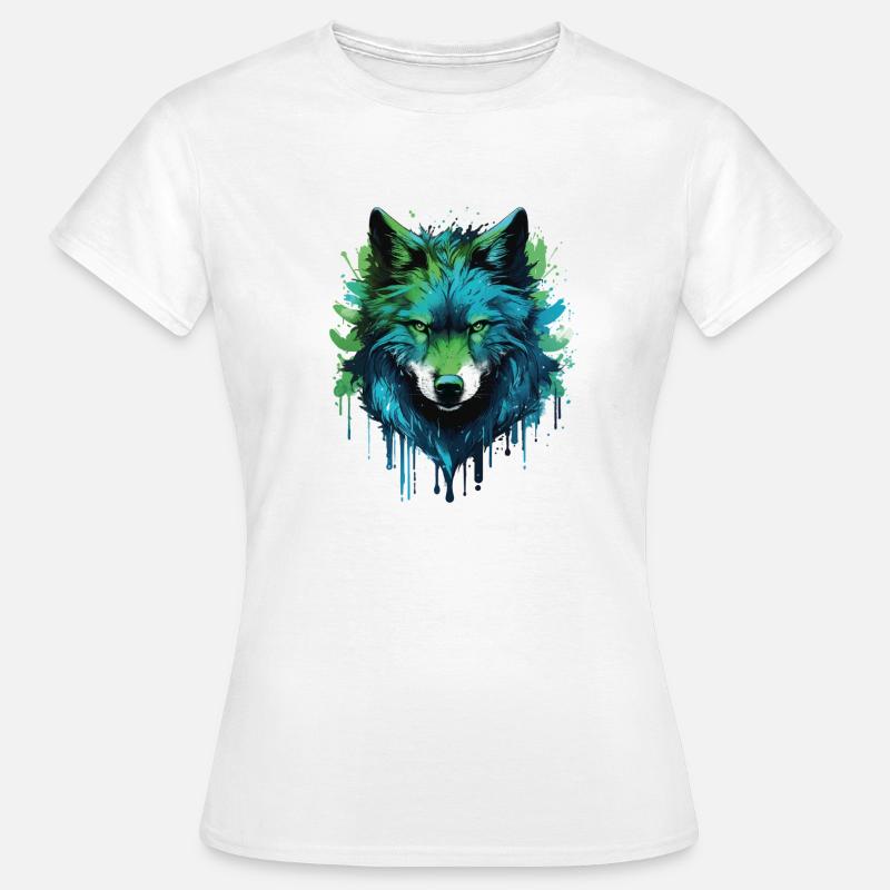 Graffiti Wolf - Women's T-Shirt - white