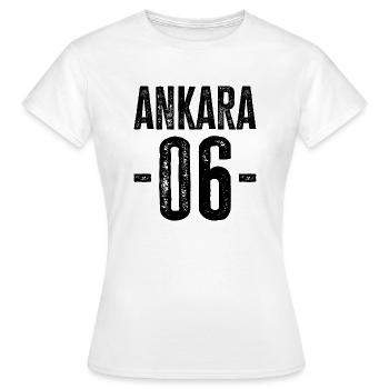 Ankara 06 – Stolz auf die Hauptstadtregion - Frauen T-Shirt - Weiß - Vorne - AI Model Female 172 dark (172cm)
