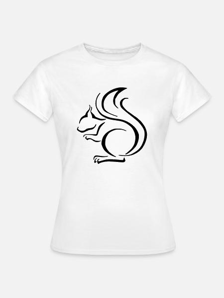 Eichhörnchen - Frauen T-Shirt - Weiß