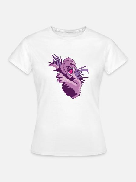 king_kong_girl - Women's T-Shirt - white