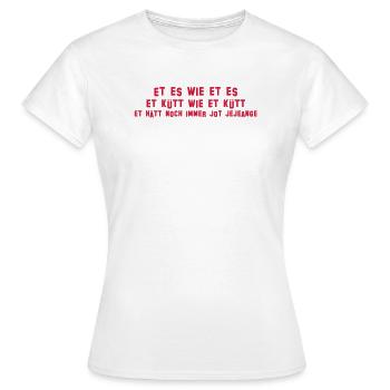 Et comme il et - T-shirt Femme - blanc - Devant - AI Model Female 172 dark (172cm)