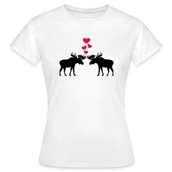 Élan - T-shirt Femme - blanc - Devant - AI Model Female 172 dark (172cm)