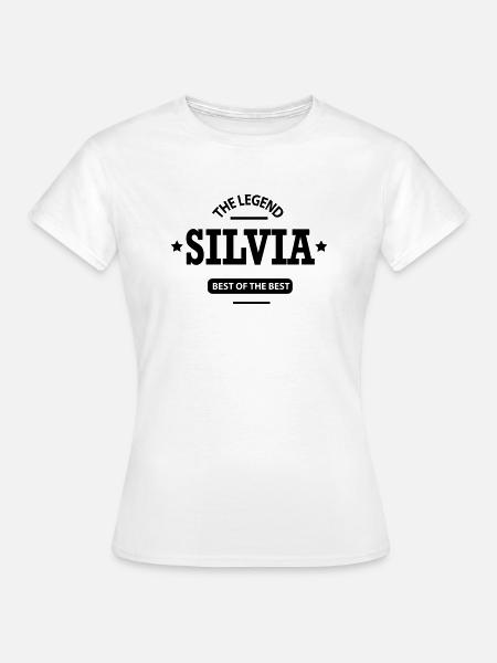 silvia - Frauen T-Shirt - Weiß