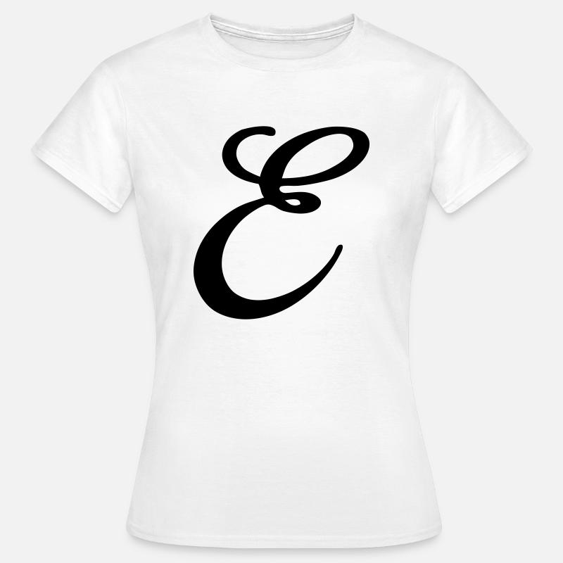 E - Women's T-Shirt - white