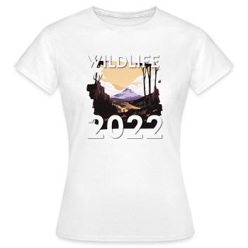 Wildlife 2022 - Women's T-Shirt - white - Front - AI Model Female 172 dark (172cm)