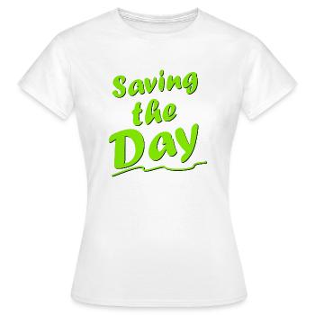 Sauver la mise - T-shirt Femme - blanc - Devant - AI Model Female 172 dark (172cm)