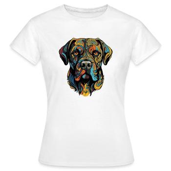 Chien Chien - T-shirt Femme - blanc - Devant - AI Model Female 172 dark (172cm)
