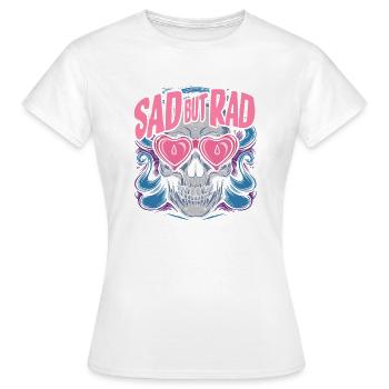 Melancholie mit Stil - Frauen T-Shirt - Weiß - Vorne - AI Model Female 172 dark (172cm)