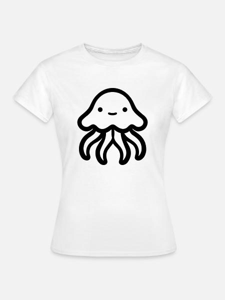 Qualle - Frauen T-Shirt - Weiß
