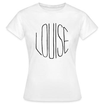 Louise - Frauen T-Shirt - Weiß - Vorne - AI Model Female 172 dark (172cm)
