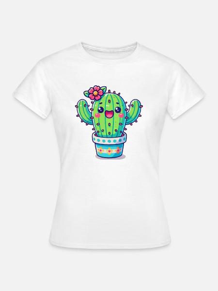 kaktus - Frauen T-Shirt - Weiß