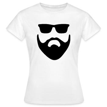 Bart - Frauen T-Shirt - Weiß - Vorne - AI Model Female 172 dark (172cm)