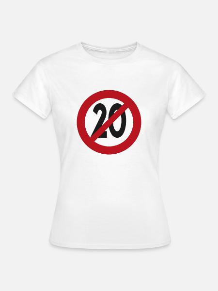 Nicht mehr 20 - Frauen T-Shirt - Weiß
