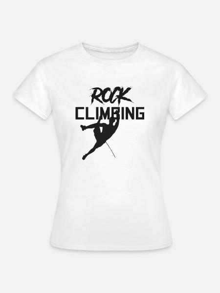 Rock Climbing - Frauen T-Shirt - Weiß