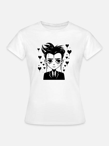 trauriger Prinz - Frauen T-Shirt - Weiß