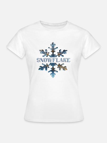 Snowflake - Frauen T-Shirt - Weiß