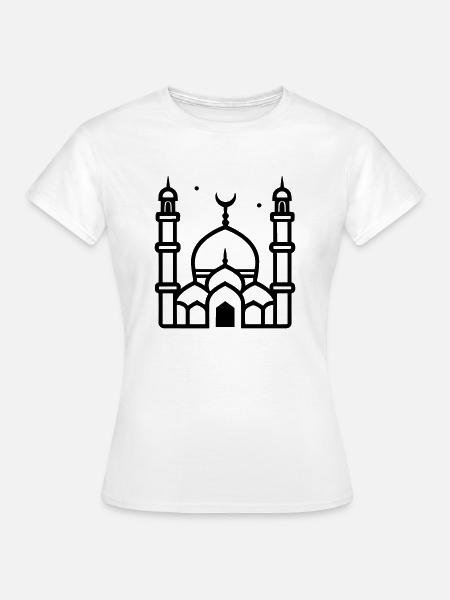 Moschee - Frauen T-Shirt - Weiß