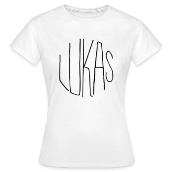 Lukas - Frauen T-Shirt - Weiß - Vorne - AI Model Female 172 dark (172cm)