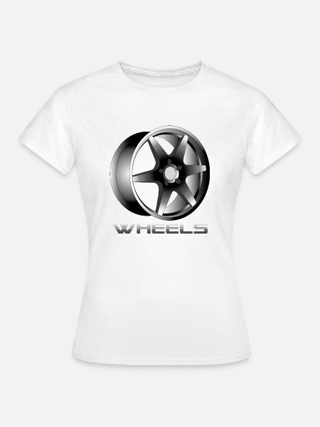 wheels - Frauen T-Shirt - Weiß